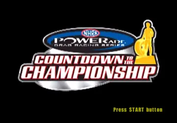 NHRA Drag Racing - Countdown to the Championship screen shot title